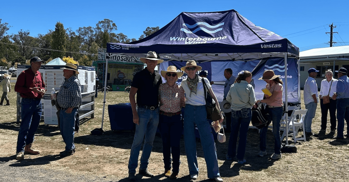 WinterbourneWind enjoyed another year at the Walcha Show – our seventh time at the Show!